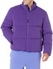 AMAZON ESSENTIALS MENS MOCK NECK HEAVYWEIGHT PUFFER COAT - SIZE: MEN M - PURPLE New
