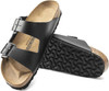 BIRKENSTOCK WOMEN'S ARIZONA SOFT FOOTBED SANDALS - SIZE: WOMEN 10-10.5 - BLACK