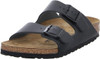 BIRKENSTOCK WOMEN'S ARIZONA SOFT FOOTBED SANDALS - SIZE: WOMEN 10-10.5 - BLACK