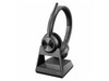 Poly Savi 7320 Headset - Stereo - Wireless - DECT - 590.6 ft - Over-the-head -
