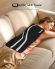 ROMISA 25” X 12.3”Large Red Light Therapy Pad Tri-Chip 312 LEDs 48W - BLACK