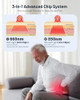 ROMISA 25” X 12.3”Large Red Light Therapy Pad Tri-Chip 312 LEDs 48W - BLACK