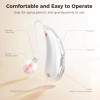 WASOCA HEARING AIDS SENIORS BLUETOOTH RECHARGEABLE HEARING AIDS - WHITE