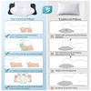 DONAMA CERVICAL CUSHION FOR NECK AND SHOULDERS ULTRA COOL CONTOUR MEMORY PILLOW