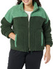 AMAZON ESSENTIALS WOMEN'S LONG SLEEVE FLEECE ZIP-UP SHERPA - XS - DG/SGS New