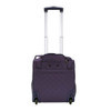 Rockland Melrose Upright Wheeled Underseater Carry-On Luggage, Purple 15"