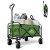 SAILARY COLLAPSIBLE WAGON WITH QUIET WHEELS, VS23FW03-03GN - GREEN