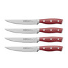 HENCKELS RAZOR-SHARP STEAK KNIFE GERMAN ENGINEERED SET OF 4, 19547-004, RED