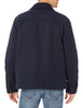 AMAZON ESSENTIALS MEN'S WOOL BLEND BOMBER JACKET - SIZE: SMALL - NAVY New