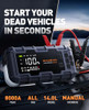 BUTURE PORTABLE 10-IN-1 CAR BATTERY JUMP STARTER WITH COMPRESSOR BETA07