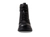 W20768 COLE HAAN WOMEN'S CAMEA WATERPROOF LACE-UP COMBAT - SIZE 8 BLACK LEATHER New