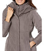356SD931 COLE HAAN WOMEN'S TAFFETA DOWN COAT SIZE : L - CARBON New