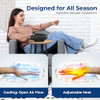 SERENELIFE HAND MASSAGER WITH HEAT AND COMPRESSION WITH KNEADING SLHNDSG007BK