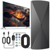 HIDEMI 2026 TV ANTENNA, DIGITAL TV ANTENNA INDOOR WITH SIGNAL BOOSTER - BLACK