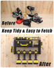 WellMall Power Tool Organizer Holder Tool Shelf Rack - Black