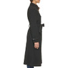 352SW434 COLE HAAN WOMEN'S SIGNATURE SLICK WOOL TRENCH COAT  SIZE 12 BLACK