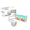 GIGABYTE GAMING 240 ICE LIQUID CPU COOLER 240MM RADIATOR 2X 120MM - WHITE