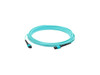 AddOn ADD-MPOMPO-5M5OM4 16.4 ft. Aqua MPO/MPO Female to Female Crossover OM4 12