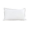 ACANVA PILLOW KING WHITE/BLACK TRENDING ISSUES