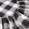 KATHY IRELAND 100% TURKISH COTTON FLANNEL SHEET SET - KING - GINGHAM PLAID New
