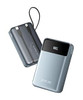 JOYFAR POWER BANK USB C 30000MAH BUILT IN CABLE 22.5W NIB - GRAY