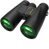 ASACAM 10X42 HD BINOCULARS BAK4 PRISM LIGHTWEIGHT LOW LIGHT VISION - BLACK