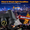ASACAM 10X42 HD BINOCULARS BAK4 PRISM LIGHTWEIGHT LOW LIGHT VISION - BLACK