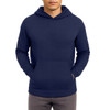BLUE ICE MEN'S WAFFLE KNIT THERMAL PULLOVER HOODIE - SIZE: MEN L - NAVY New