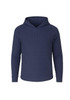 BLUE ICE MEN'S WAFFLE KNIT THERMAL PULLOVER HOODIE 3XL - NAVY New