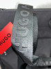 HUGO BOSS LOGO TARIC CONVERTIBLE BACKPACK TOTE - BLACK