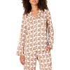 AMAZON ESSENTIALS LADIES LONG-SLEEVE SATIN SLEEP SHIRT - SIZE 2XL - LEOPARD New