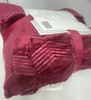 SHERADIAN EMBOSSED FLANNEL BLANKET - SIZE : KING ( 102"X86") - BURGUNDY New