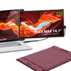 MP DUEX MAX (RIO ROUGE) DUAL SCREEN MONITOR, 12.6"X8.9" - RED