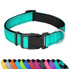 PWOD Dog Collar Adjustable Soft Neoprene Padded Nylon PetsGXQ02 - Teal L