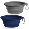 Rest EAZZZY DOG CAN LIDS (2 Pack) 550 ML SILICONE BOWLS 3B11PTBOWL05GRYDBL New