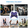 ZELUS WEIGHTED VEST, 12LB WEIGHT VEST WITH REFLECTIVE STRIPE - PURPLE
