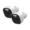 CHAMBERLAIN MYQ OUTDOOR BATTERY CAMERA 2K CAMERA COLOR NIGHT 2 PACK - WHITE