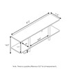 FURINNO TURN-N-TUBE 2-TIER MULTIPURPOSE SHELF - 18075 - ESPRESSO/BLACK