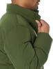 AMAZON ESSENTIALS MENS HOODED LONG PUFFER COAT - SIZE: MEN M - DARK OLIVE New