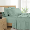 KATHY IRELAND HOME 1000 THREAD EGYPTIAN COTTON 6-PIECE SHEET SET, KING - GREEN New