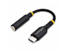 StarTech 5in (12.7cm) USB-C to 3.5mm TRRS Headphone/Headset Jack Audio Adapter,