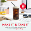DASH BREW2GO PORTABLE COLD BREW SYSTEM DCBM10SGBCM4 - CREAM - CLEAR OFF WHITE