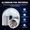 TBCDHCMC 10 INCH SINGLE-LAYER ALUMINUM PET FLEXIBLE DRYER VENT HOSE - ALUMINUM