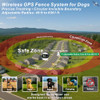 PRTRFLC GPS WIRELESS ELECTRIC DOG FENCE CIRCULAR WIRELESS DOG FENCE SYSTEM