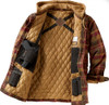LEGENDARY WHITETAILS MEN CCW HOODED FLANNEL SHIRT LARGE TALL - MAPLEWOOD-PLAID
