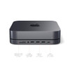 Satechi USB C Hub, Type-C Aluminum Stand & Hub, USB-C Data Port ST-ABHFM-GRAY