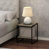 FURINNO CAMNUS MODERN LIVING 2-TIER END TABLE, FRENCH OAK GRAY