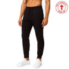 BLU ROCK MEN'S SLIM FIT FLEECE JOGGER WITH ZIPPER POCKET - SIZE: MEN 3XL - BLACK New