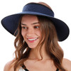 SIMPLICITY WOMEN'S SUMMER FOLDABLE ONE SIZE - BLUE NAVY/BLACK