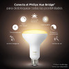 PHILIPS HUE WHITE AMBIANCE BR30 2-PACK 60W EQUIVALENT DIMMABLE LED SMART LIGHT